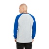 Koszulka z długim rękawem Pit Bull Garment Washed Raglan California '21 - Szara/Niebieska