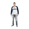 Koszulka z długim rękawem Pit Bull Garment Washed Raglan California '21 - Szara/Granatowa