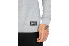 Longsleeve z kapturem Pit Bull Spandex Small Logo '21 - Szary