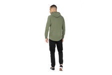 Longsleeve z kapturem Pit Bull Spandex Small Logo '21 - Oliwkowy