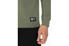 Longsleeve z kapturem Pit Bull Spandex Small Logo '21 - Oliwkowy