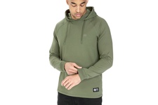 Longsleeve z kapturem Pit Bull Spandex Small Logo '21 - Oliwkowy