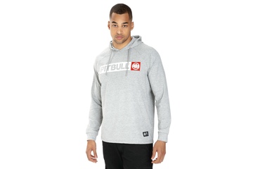 Longsleeve z kapturem Pit Bull Spandex Hilltop '21 - Szary