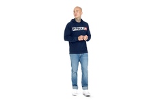Longsleeve z kapturem Pit Bull Spandex Hilltop '21 - Granatowy