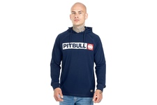 Longsleeve z kapturem Pit Bull Spandex Hilltop '21 - Granatowy