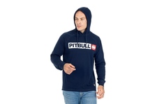 Longsleeve z kapturem Pit Bull Spandex Hilltop '21 - Granatowy