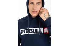 Longsleeve z kapturem Pit Bull Spandex Hilltop '21 - Granatowy
