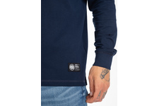 Longsleeve z kapturem Pit Bull Spandex Hilltop '21 - Granatowy