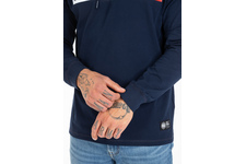 Longsleeve z kapturem Pit Bull Spandex Hilltop '21 - Granatowy