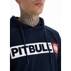 Longsleeve z kapturem Pit Bull Spandex Hilltop '21 - Granatowy