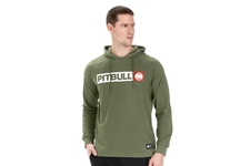 Longsleeve z kapturem Pit Bull Spandex Hilltop '21 - Oliwkowy