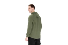 Longsleeve z kapturem Pit Bull Spandex Hilltop '21 - Oliwkowy