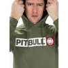 Longsleeve z kapturem Pit Bull Spandex Hilltop '21 - Oliwkowy