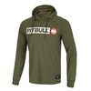 Longsleeve z kapturem Pit Bull Spandex Hilltop '21 - Oliwkowy
