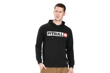 Longsleeve z kapturem Pit Bull Spandex Hilltop '21 - Czarny
