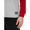 Longsleeve z kapturem Pit Bull Garment Washed Raglan Small Logo '21 - Szary/Czerwony