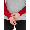 Longsleeve z kapturem Pit Bull Garment Washed Raglan Small Logo '21 - Szary/Czerwony