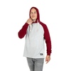 Longsleeve z kapturem Pit Bull Garment Washed Raglan Small Logo '21 - Szary/Bordowy