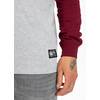 Longsleeve z kapturem Pit Bull Garment Washed Raglan Small Logo '21 - Szary/Bordowy