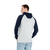 Longsleeve z kapturem Pit Bull Garment Washed Raglan Small Logo '21 - Szary/Granatowy