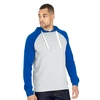 Longsleeve z kapturem Pit Bull Garment Washed Raglan Small Logo '21 - Szary/Niebieski