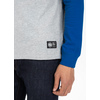 Longsleeve z kapturem Pit Bull Garment Washed Raglan Small Logo '21 - Szary/Niebieski
