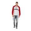 Longsleeve z kapturem Pit Bull Garment Washed Raglan California '21 - Szary/Czerwony