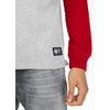 Longsleeve z kapturem Pit Bull Garment Washed Raglan California '21 - Szary/Czerwony