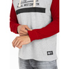 Longsleeve z kapturem Pit Bull Garment Washed Raglan California '21 - Szary/Czerwony