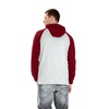 Longsleeve z kapturem Pit Bull Garment Washed Raglan California '21 - Szary/Bordowy
