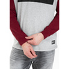 Longsleeve z kapturem Pit Bull Garment Washed Raglan California '21 - Szary/Bordowy