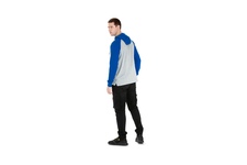 Longsleeve z kapturem Pit Bull Garment Washed Raglan California '21 - Szary/Niebieski
