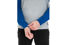 Longsleeve z kapturem Pit Bull Garment Washed Raglan California '21 - Szary/Niebieski
