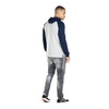 Longsleeve z kapturem Pit Bull Garment Washed Raglan California '21 - Szary/Granatowy