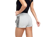 Szorty damskie Pit Bull French Terry Small Logo '21 - Szare