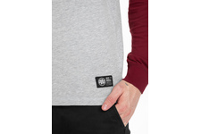 Longsleeve Pit Bull Garment Washed Raglan Small Logo '21 - Szary/Bordowy