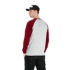 Longsleeve Pit Bull Garment Washed Raglan Small Logo '21 - Szary/Bordowy