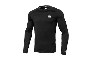 Rashguard termoaktywny L-S Pit Bull Performance Pro Plus Small Logo '21 - Czarny