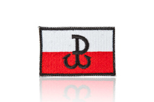 naszywka velcro Polska Walcząca, flaga standard 5,5 x 3,5 cm