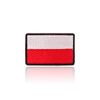 naszywka velcro flaga Polski standard 3,5 x 5,5 cm, czarne obszycie