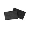 naszywka velcro flaga Polski standard 3,5 x 5,5 cm, czarne obszycie