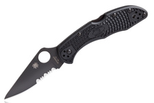 Nóż Spyderco C11PSBBK Delica Black Blade Combo