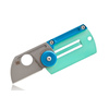 Nóż Spyderco C188ALTIP DOGTAG FOLDER Alum/TI Plain Edge