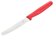 Nóż kuchenny Victorinox Standard Pikutek - do warzyw, wędlin i owoców - czerwony