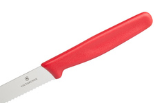 Nóż kuchenny Victorinox Standard Pikutek - do warzyw, wędlin i owoców - czerwony