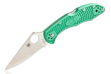 Nóż Spyderco C11FPGR Delica Flat Ground Green FRN