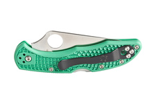 Nóż Spyderco C11FPGR Delica Flat Ground Green FRN