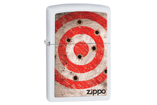 Zapalniczka ZIPPO Bullet Holes, White Matte