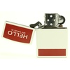 Zapalniczka ZIPPO Hello My Name Is, White Matte