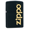 Zapalniczka ZIPPO Logo Lasered, Black Matte